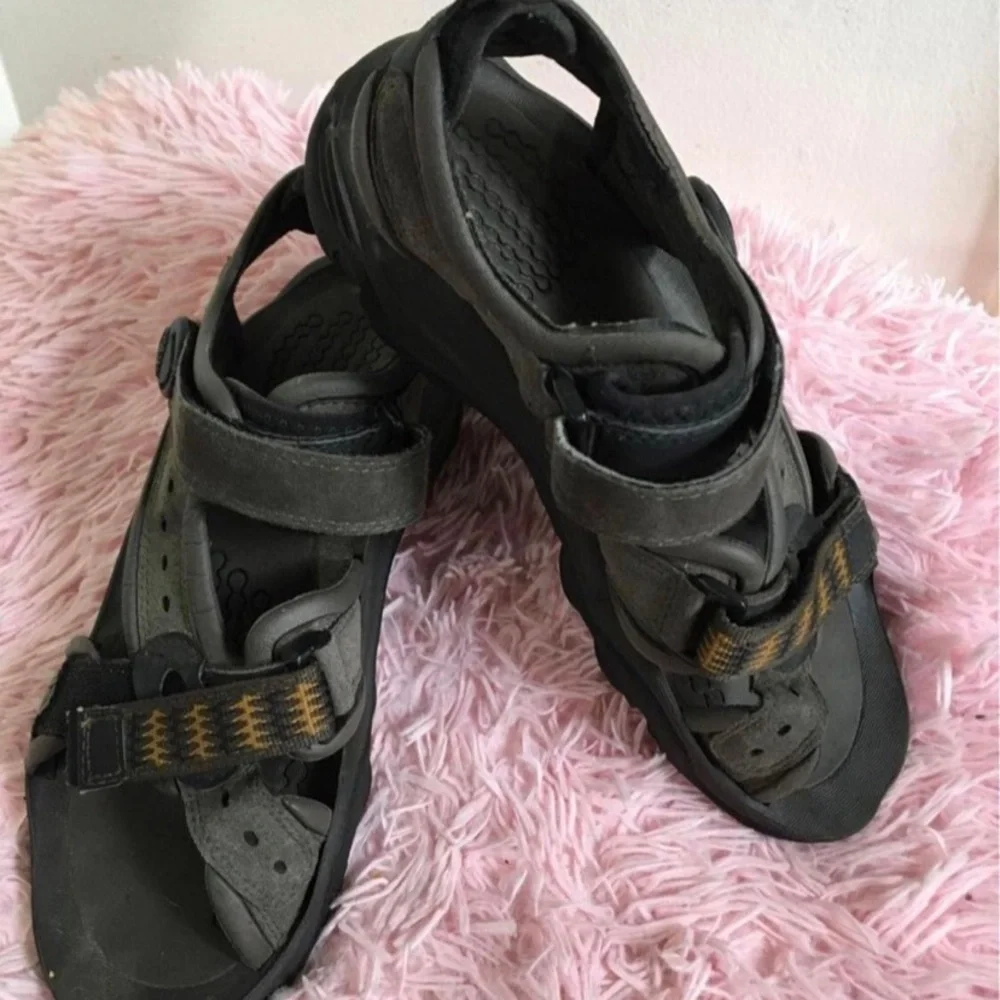 Timberland Gray Dual Straps Brake Support Flex Propel BSFP Sandals‎ #5822~Men 8 - Picture 8 of 8